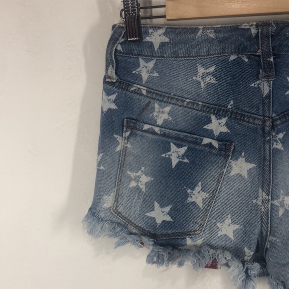 Mossimo Supply Co American flag high rise short size 2 - Picture 5 of 8